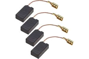 ECSiNG 2 Pares de Escobillas de Carbón de 6,3x10x17,5 Mm Pulgadas Pieza de Repuesto de Martillo de Parada Automática Compatible con HILTI TE14 TE15 TE15C TE18M TE24 TE25 para Herramientas Eléctricas