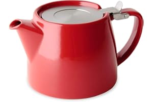 Forlife DD899RD Stump Teapot, 18 oz., Red