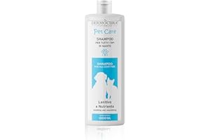 Dermocura Shampoo per Cani Cute Sensibile e Dermatite con Azione Anti-Prurito - Shampoo Cani e Gatti Nutre in Profondità | Elimina Cattivi Odori e Lascia Profumazione gradevole e duratura 1000 ml
