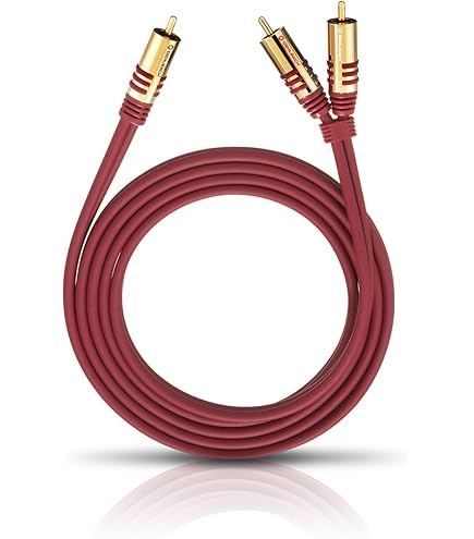 2m Irish Red RCA Basse Fréquence Subwoofer Câble Audio Interconnect T 2m Irish Red RCA Basse Fréquence Subwoofer Câble Audio Interconnect T