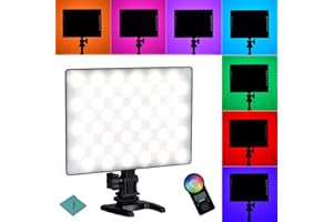 YONGNUO YN300 Air II Lampe vidéo LED RVB 3200K-5600K 10 effets de lumière CRI 95+ avec télécommande pour photographie de mariage en plein air en studio