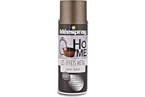 SINTO - Bombe Peinture Idéespray les Effets Métal - Bronze Brillant - Aérosol 400 ml