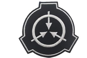 TOPPATCH Toppa SCP Foundation, per procedure di contenimento speciali, con logo Foundation ricamato, patch morale tattica, applicazione in stile militare per fasce da braccio, cappellini, zaini e cappotti