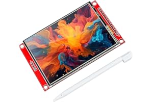 LAFVIN Módulo de pantalla táctil TFT LCD de 3,2 pulgadas, 320 x 240 SPI Serial ILI9341 con lápiz táctil, compatible con Arduino