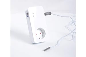 GSM-ONE DRH-301-V4.5 DIGITAL : Frostwächter, Temperaturwächter, Temperaturschalter, Hitzewarner, Stromausfallwarner mit DIGITALSENSOR (Wasserdicht) Temp. Messung Luft, Boden, Flüssigkeiten, Kühltruhen etc.