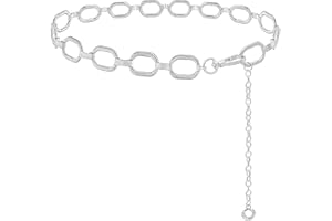 LIMHOO Metall Taille Kette für Damen Belly Link Kette Gürtel für Kleider