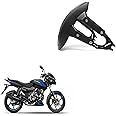 Vagary Motorcycle Rear Mud Guard Splash Guard for Bajaj Pulsar 150, 125(Black)
