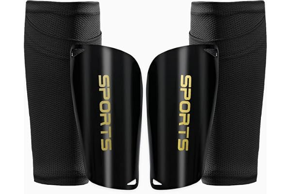 Protège Tibias de Football, Chaussettes avec Poche Optimisée, pour Enfant/Jeunes/Adultes, Légers et Respirants, Offre Une Protection Complète pour Vos Jambes