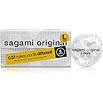 Sagami Original 0.02 L-Size | Super Thin | Super Strong | Non Latex PU Condoms (6 Pack)