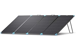 Renogy Light Suitcase - Panel solar de 220 W, compacto y ligero, módulo solar de 220 W para baterías de RV Marine Rooftop Farm y otras aplicaciones fuera de la red