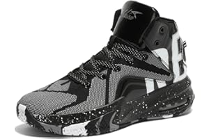 Xinghuanhua Basketball Shoes Mens Basketball Shoes Youth Basketball Shoes High Top Fashion Running Shoes Outdoor Comfortable Sports Shoes