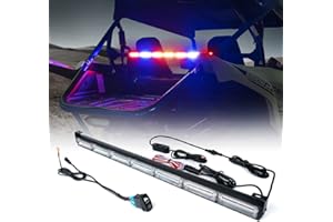 Xprite 30" UTV RZR Chase Strobe Flashing Light Bar, with Brake, Reverse, Turn Signal Function, Rear Safety Lightbar for Polaris XP 1000 900, Can-Am Maverick X3, SxS, Yamaha, ATV, Off Road - RBYBR