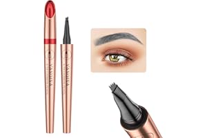 ‎ANIFER Anifer Flüssiges Microblading Rauchgrau Augenbrauenstift. - Wasserdicht, Lang anhaltend, Natürlich, 4-Punkt-Gabelspitzen-Augenbrauenstift.(Rauchgrau/Smoke Gray #03)