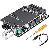 ZHITING Bluetooth-Verstärkerplatinenmodul 2x50W Digital Stereo Audio Amp Board Zweikanal-DC 5V-27V mit HiFi-Filter