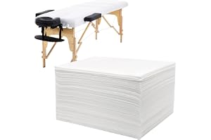 100 stycken engångs justerbara lakan bårar, massagebordsöverdrag 180 x 80 cm, hudvänliga non-woven-lakan för massagebord