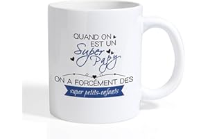 Hisxierng Cadeau Fete Des Grand Peres Pour Papy Mug Cadeau Fete Des Papy Merci Cadeaux Grand Pere Anniversaire Personnalisé Remerciements Cadeaux Fête Des Grands Pères Noel Pâques Retraite