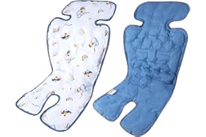 LAT LEE AND TOWN LAT Baby Pushchair Seat Liners, Cooling Pram Liner Baby Pushchair Cooling Pad, Baby Stroller Gel Cooling Pad for Pushchair Pram Stroller Buggy Car Seat (A)