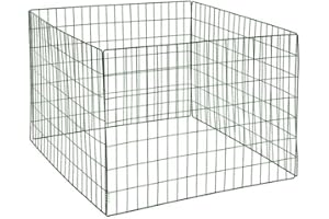 RILOOP Metallgitter-Komposter Garten-Komposter Metallkomposter Drahtkomposter grün