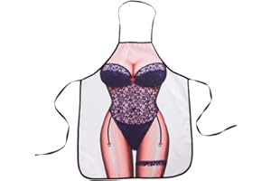 EQLEF Fartuch kuchenny Kuchnia Seksowny Kreatywny Zabawny Fartuch