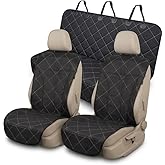 3&rsquo; Car Seat Cover | Car Front and Rear Seat Protective Cover | Cat Dog Children Car Cover