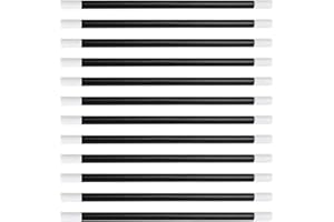 Generic12 Pieces Magic Stick, Magic Wands for Kids, Black and White Magician Wand for Wizard, Witch, Magician Costume, Party Bag Filler, Party Favors, Halloween and Birthday Games Kit, Fancy Dress