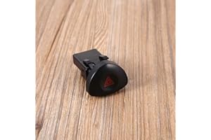 YCTZE Warnblinkschalter Twizy - Autowarnschalter Schwarzer Alarmschalter 8200060036 Autoalarmschalter Warnlicht Schnelle Reaktion Hohe Empfindlichkeit Autowarnlichtschalter