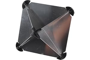 AYNEFY Radar Reflector for Boat, Aluminium, Octahedral Design, 12x12 inch, for Bad Weather Reflective Radar, Motorboat