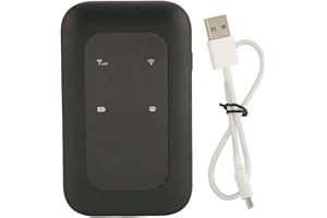 GOWENIC Enrutador WiFi Móvil 4G, WiFi Portátil de Viaje con Batería de 2100 MAh, Punto de Acceso MiFi Móvil para Usuarios de Automóviles, Admite 10 Conexiones de Dispositivos