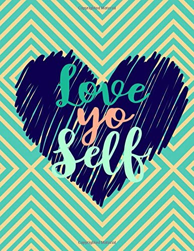 Preisvergleich Produktbild Love Yo Self: Blue College Ruled Notebook