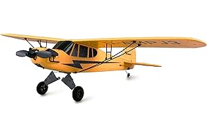 Amewi 24107 Piper J-3 Cup czerwony/biały, samolot RC, zdalnie sterowany, 3-kanałowy RTF, żyroskop, tryb 2