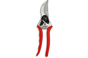 FELCO 2 professionelle Bypass-Gartenschere für Rechtshänder, 41 mm gehärtete Stahlklinge, geschmiedete Aluminiumgriffe, robustes Werkzeug für mittelgroße bis große Hände, 25 mm Schnitt, Swiss Made