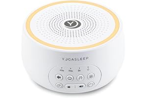 ‎YOGASLEEP Yogasleep Dreamcenter White Noise Machine mit 26 beruhigenden Geräuschen, mehrfarbigem Nachtlicht, Sleep-Timer, Geräuschunterdrückung für Privatsphäre, Einschlafhilfe für Erwachsene und Babys