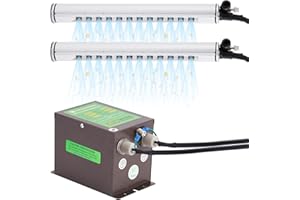 YUCHENGTECH Barras de aire ionizantes Barra ionizadora antiestática Barras de eliminación estáticas Eliminador estático,2 barras ionizantes,7KV(20cm)