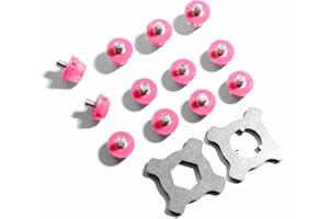 STUDIAMONDS Tacos de Goma para Botas de fútbol-12X Tacos de fútbol de Recambio con 2X Llaves Incluídas