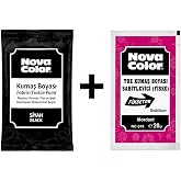 NOVA COLOR SİYAH KUMAŞ BOYASI + SABİTLEYİCİ