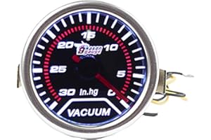 ESUPPORT E Support™ 2" 52mm LED Auto Universal Vakuumanzeige Vakuum Anzeige Instrument Vakuum Gauge