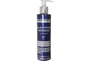 abril et nature - Platinum Professionell Mask - För Blont, Blekt, Slingat och/eller Grått Hår - Violett Toning - Farväl Gula