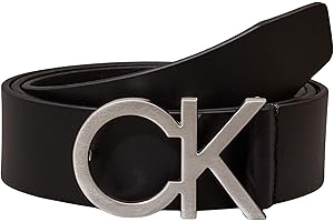 Calvin Klein Uomo Cintura Ck Buckle Belt 3.5 cm Cintura in Pelle