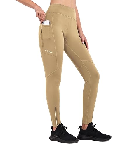 baleaf Thermolegging voor de winter, lange fietsbroek voor dames, met ritssluiting, warm gevoerde joggingbroek, hardloopbroek, thermische hardloopbroek, waterdicht, outdoorbroek, winterbroek baleaf Thermolegging voor de winter, lange fietsbroek voor dames, met ritssluiting, warm gevoerde joggingbroek, hardloopbroek, thermische hardloopbroek, waterdicht, outdoorbroek, winterbroek