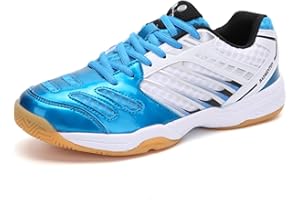 Eribby Men's Badminton Shoes, Lightweight Breathable Badminton Shoes for Men