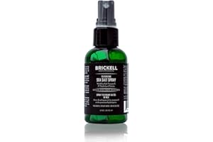 BRICKELL MEN'S PRODUCTS Brickell Spray de sal Marina Texturizante para Hombres, Natural y Orgánico, Sin Alcohol, Levanta y Texturiza el Cabello para un Estilo de Cabello de Playa o Surfista (59 mL)
