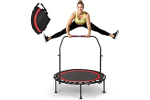 STYPLZ FitnessTrampoline,101cm Mini-Trampolin,Tragkraft 200 kg