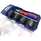 WorkPro WP200516 18 Piece Professional CR-V Ratchet Precision/Electronician Bits Screwdriver Set