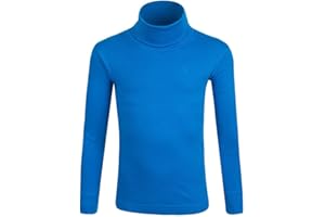 Mountain Warehouse Meribel Camiseta térmica Cuello Alto para niño - Camiseta Interior térmica 100% algodón, Cuello Cisne y Manga Larga - Ideal para Practicar Trekking