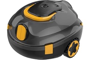 MEDOXA Robot Nettoyeur de Piscine sans Fil, aspirateur de Piscine Automatique, 90 Minutes d'autonomie, stationnement Automatique, léger, Puissant Robot pour Piscine Hors-Sol/enterrée jusqu'à 110 ㎡