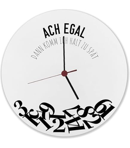 SAFE Kein Bier Vor Vier Uhr Wanduhr - Lustige Partyuhr Mit Sound