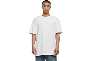 Urban Classics Camiseta de Manga Corta para Hombres, Camiseta pesada de color sólido para hombres, estilo oversized, disponible en varios colores, tallas de S a 5XL