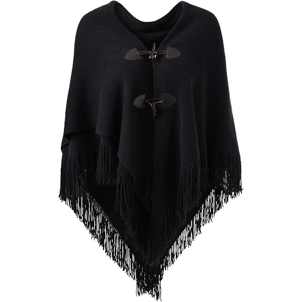 Châle-poncho Avec Manches En Laine Pour Femme - Léger, Chaud Et Ouvert Sur Le Devant - 2