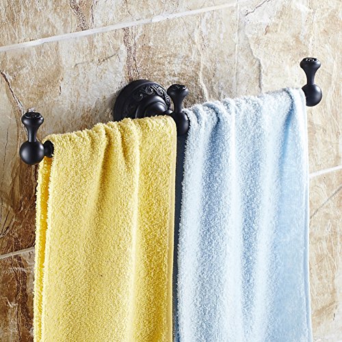 Preisvergleich Produktbild Hardware Europäisch anmutenden Badezimmer Kupfer Anhänger antikes Doppel Handtuchhalter [Handtuchhalter] Fett Rack-I