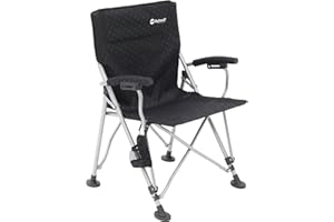 Outwell Campo - Silla de Camping (61 x 61 x 89 cm), Color Negro